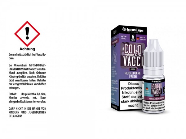 Cold Vacci Heidelbeere-Fresh Aroma - Liquid für E-Zigaretten
